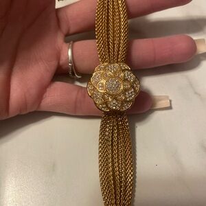 Women’s Ann Klein11 bracelet watch with mirror